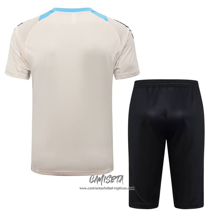 Chandal del Argentina 2024-2025 Manga Corta Amarillo - Pantalon Corto